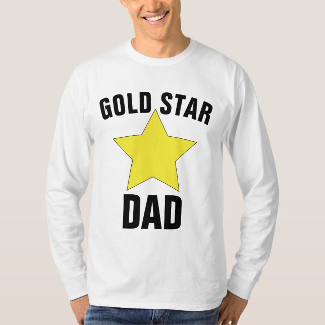 GULD STAR PAPPA T-Shirts, Far av Fallen Soldier T Shirt (Framsida)