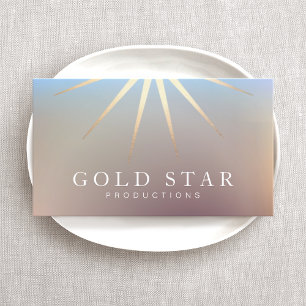 Guld Star Professionell Affärskort Visitkort