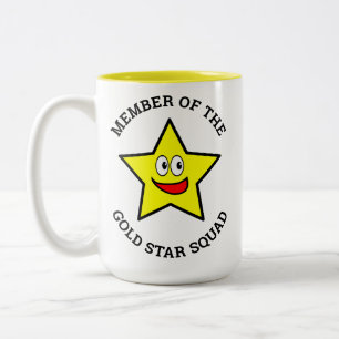 Guld Star Squad Member Två-Tonad Mugg