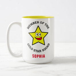 Guld Star Squad Member Två-Tonad Mugg