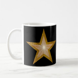 Guld Star "STAR"! mugg svart