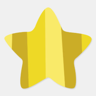 Guld Star Stjärnformat Klistermärke