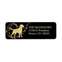 Guld Star Swirl Labrador Retriever Hund