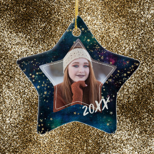 Guld Star Universe Student Photo Ornament