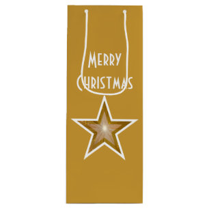 Guld Star-utskriften God jul guld vin