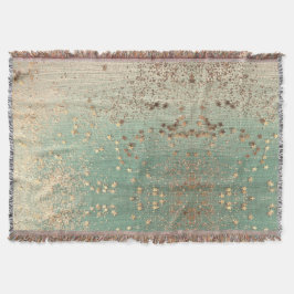 Guld Stardust on Sea Grönt Filt