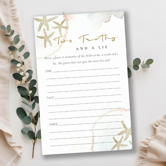 Guld Starfish 2 Truth & A Ljug Möhippa Game (Skapare uppladdad)