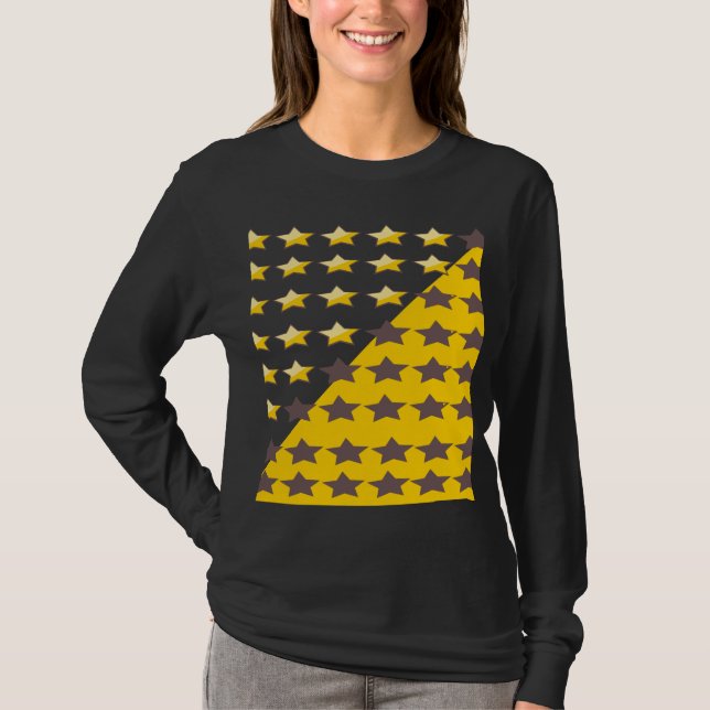 Guld Starlight Starbright T Shirt (Framsida)