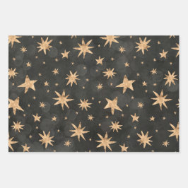 Guld Starry Nights Helgdag