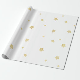 Guld Stars Baby Shower Presentpapper