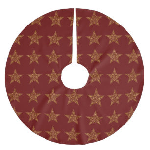 Guld Stars Julgran Skirt Julgransmatta Borstad Polyester