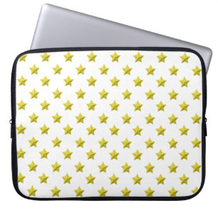 Guld Stars Mönster Laptop Fodral