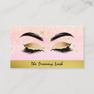 *~* Guld Stars ROSA Lash Brows Extensions, Chic Visitkort
