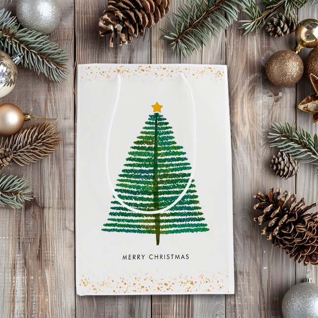 Guld Stars Scandi Scandinavian Julgran (Skapare uppladdad)