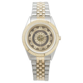 Guld Steampunk Watch Armbandsur