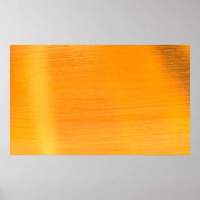 Guld Steel bronze bakgrundsbas abstrakt, åldras, l Poster (Framsidan)