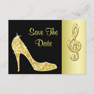 Guld Stiletto & Treble Cleft 16:e spara datumet