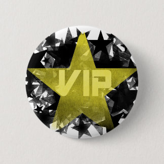 Guld- stjärna VIP Knapp