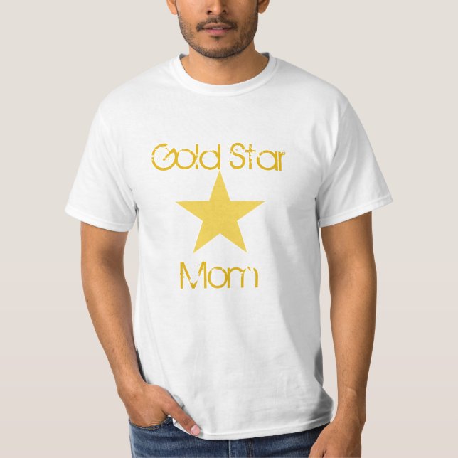 Guld- stjärnamamma tee shirt (Framsida)