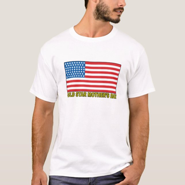 GULD- STJÄRNAMORS DAG TEE SHIRT (Framsida)