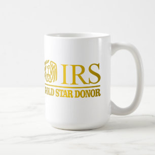 Guld- stjärnaoljedosering för IRS Kaffemugg