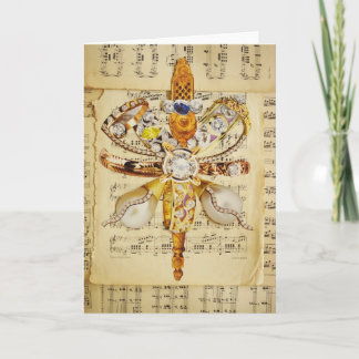 guld- stjärnasak för julafton helgkort