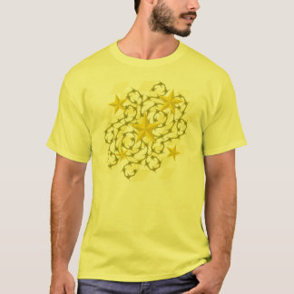 Guld- stjärnor & taggT-tröja T-shirt