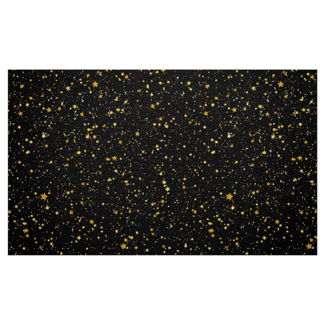 Guld- stjärnor tyg (Fat Quarter)