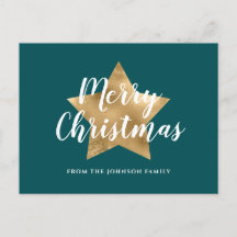 Guld stjärnornas moderna Grönt-jul