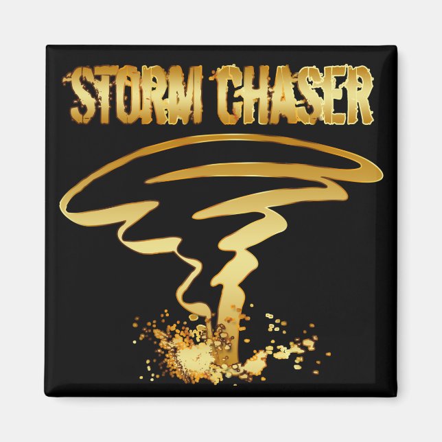 GULD STORM CHASER MAGNET (Framsidan)