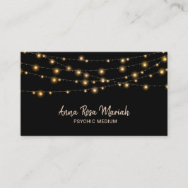*~*guld stränger psykiskt medel för ljusYoga Visitkort