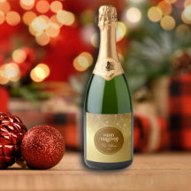 Guld Strings Snöflingor Guld Metallic