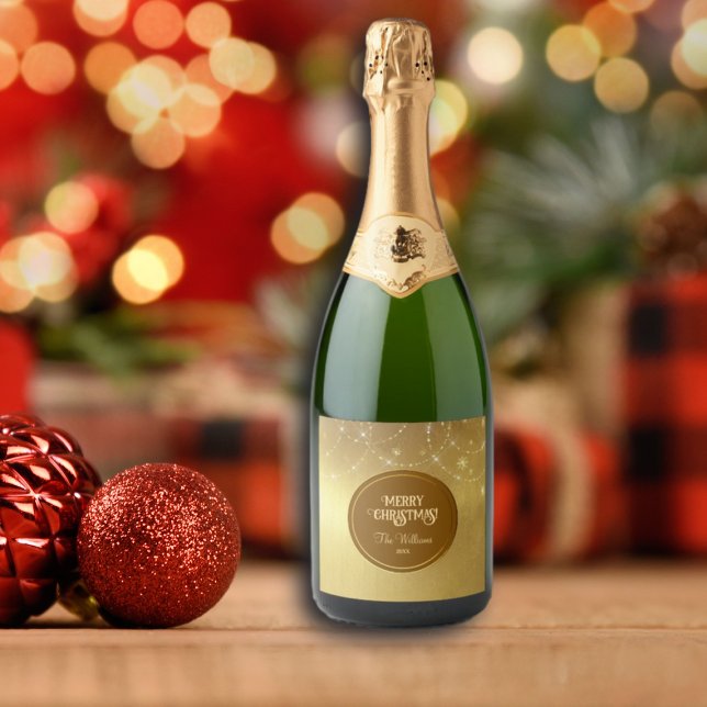 Guld Strings Snöflingor Guld Metallic (Skapare uppladdad)