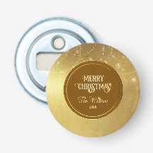 Guld Strings Snöflingor Guld Metallic