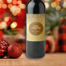 Guld Strings Snöflingor Guld Metallic