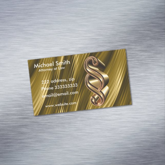 Guld- struktur magnetiska visitkort (In Situ)