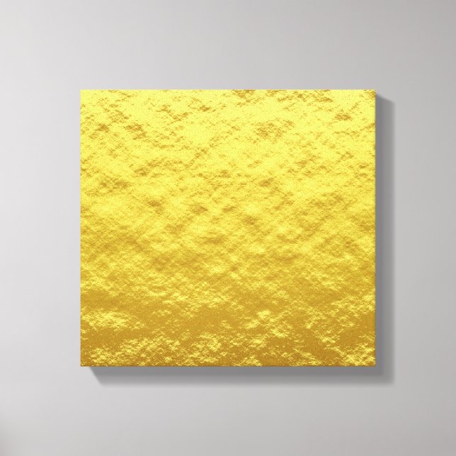Guld Struktur Mönster (Luxurious Golden Glow) Canv Canvastryck (Framsida)