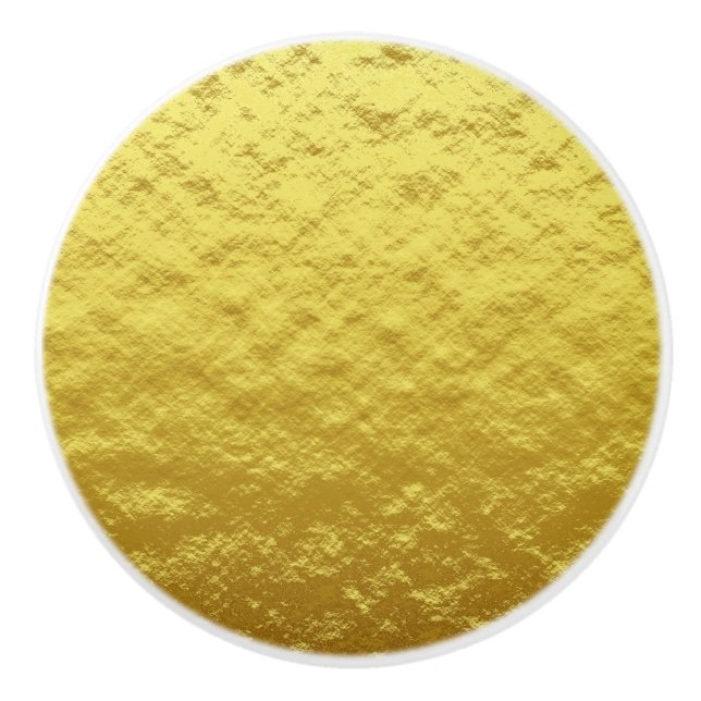 Guld Struktur Mönster (Luxurious Golden Glow) Knopp (Framsidan)