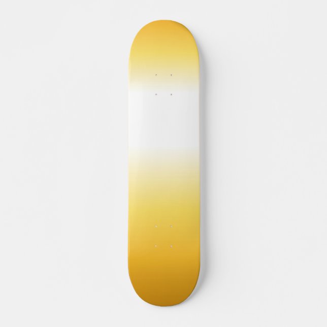 Guld- struktur skateboard bräda 19,5 cm (Framsida)
