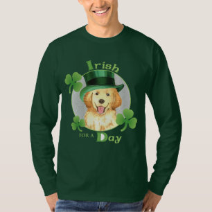 Guld- Sts Patrick dag T Shirt