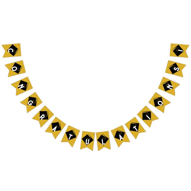 Guld Studenten Gratulerar Vimplar (Alla)