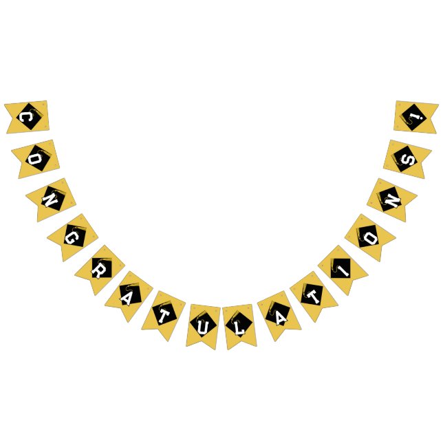 Guld Studenten Gratulerar Vimplar (Alla)