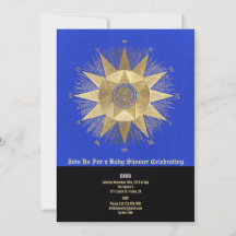 Guld Sunshine Baby Shower Celestial firande
