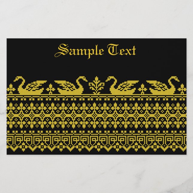 Guld Svanar Flygblad (Framsidan)