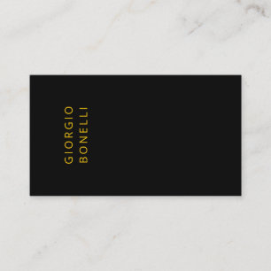Guld & Svart Färg Minimalistisk Personlig Modern N Tilläggskort