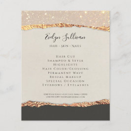 Guld Svart Glimmer Papper Flyer