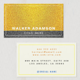 (Guld, svart, ivoriansk) Elegant och modern Gräns