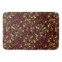 Guld, Svart och Burgundy Festive Foliage