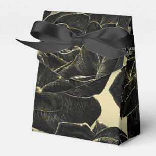 Guld & Svart Ros Glam Elegant Klassisk Chic Party Presentaskar