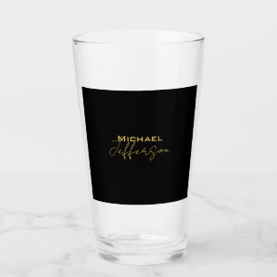 Guld svarta färg elegant, modern minimalistisk nam glaskopp